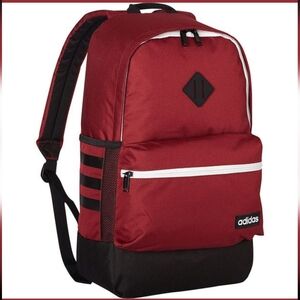 NWT Adidas Unisex Classic 3S Burgundy/Black Backpack